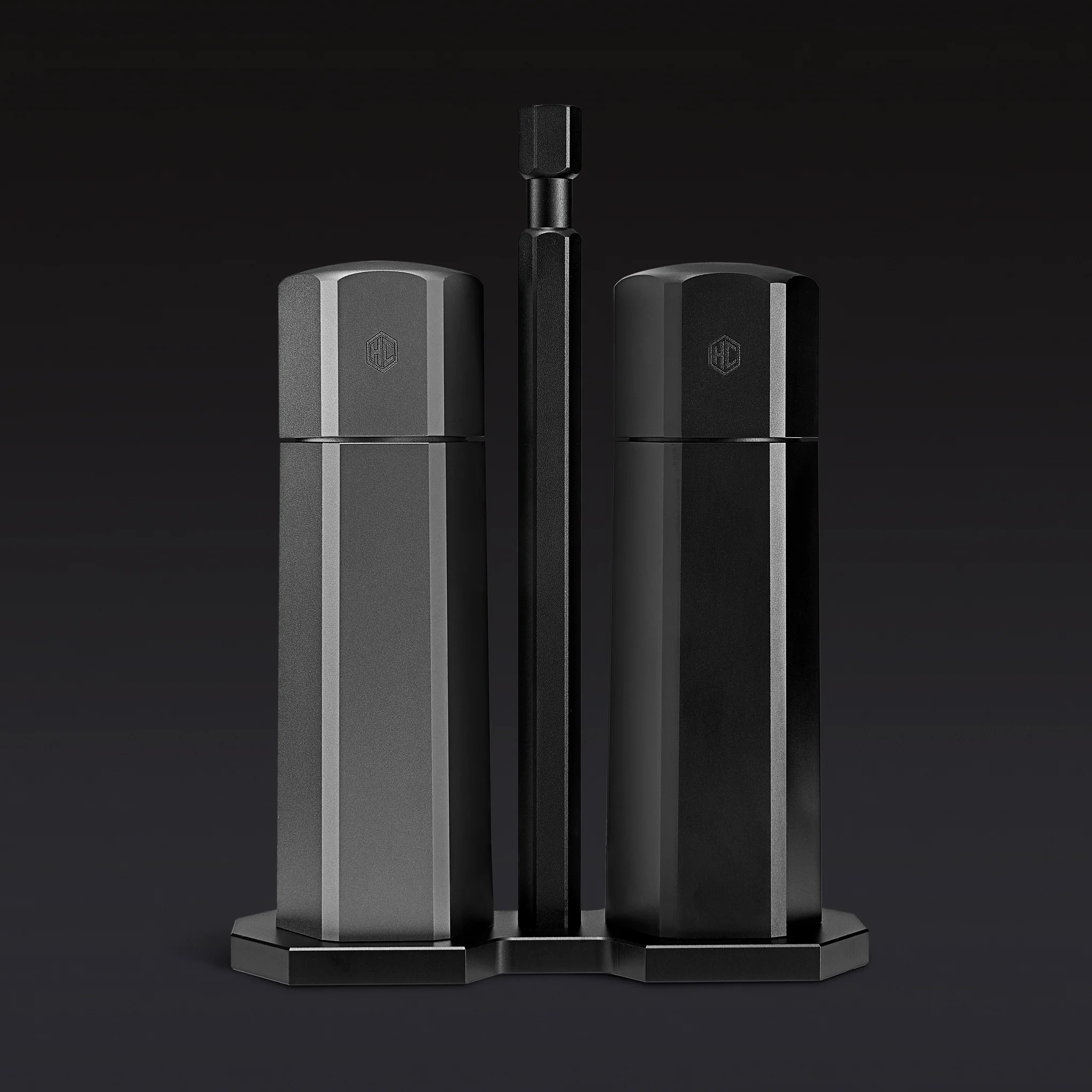 HexMill Tabletop Salt & Pepper Grinder Set